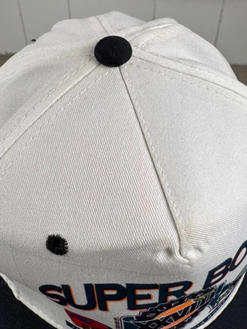 Vintage 1994 Super Bowl XXVIII Georgia Dome Snapback Hat New Era Buffalo Bills
